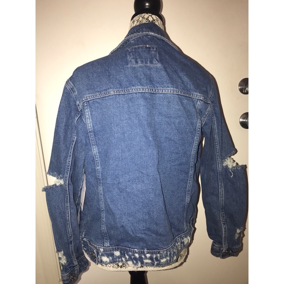 Forever 21 Distressed Jean Jacket - Picture 2 of 5